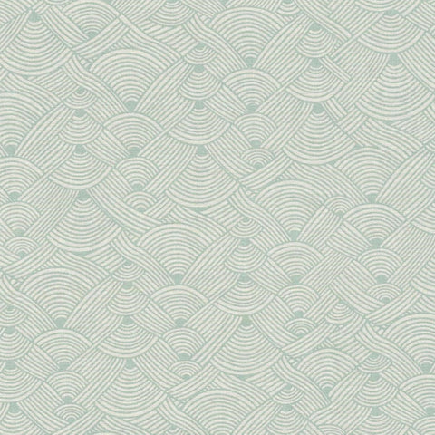 CARTA DA PARATI PVC/TNT. GEOM.VERDE ACQ.