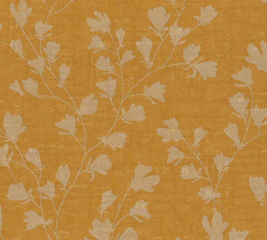 CARTA DA PARATI PVC/TNT. FLOWERS YELLOW.