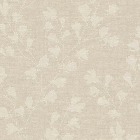 CARTA DA PARATI  PVC/TNT. FLOWERS SABBIA