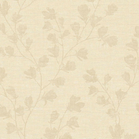 CARTA DA PARATI  PVC/TNT. FLOWERS BEIGE.