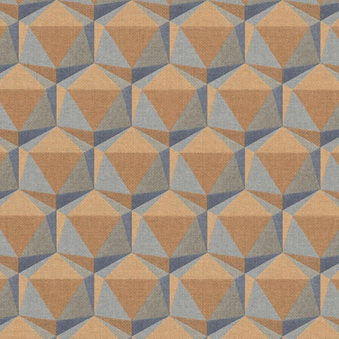 CARTA DA PARATI  PVC/TNT. GEOM.3D ORANGE