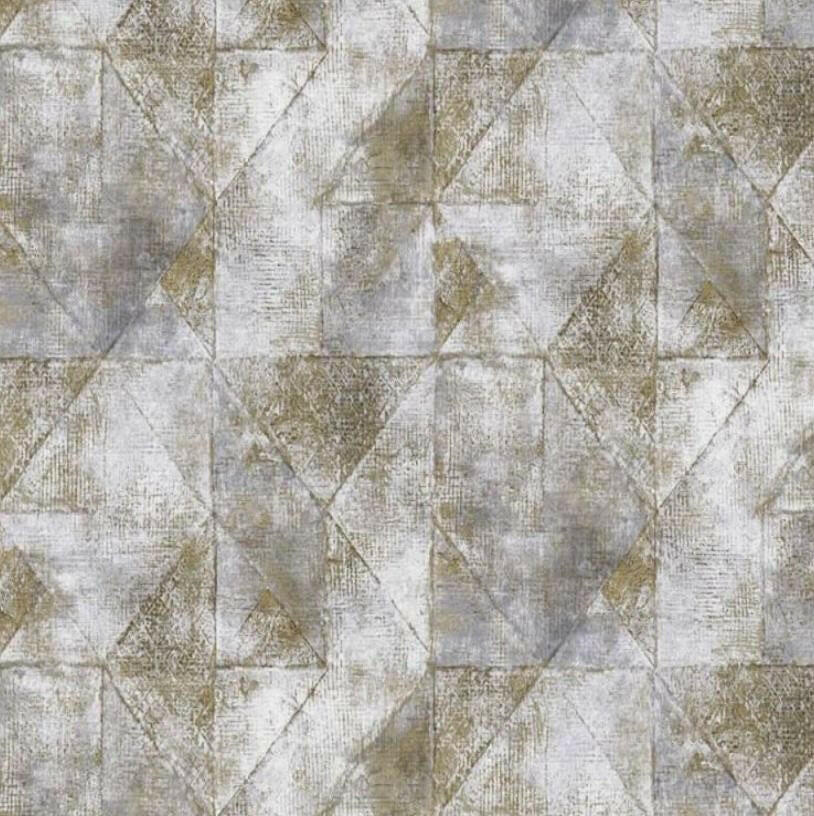 CARTA DA PARATI IN TNT/ DESIGN BRONZE/GREY