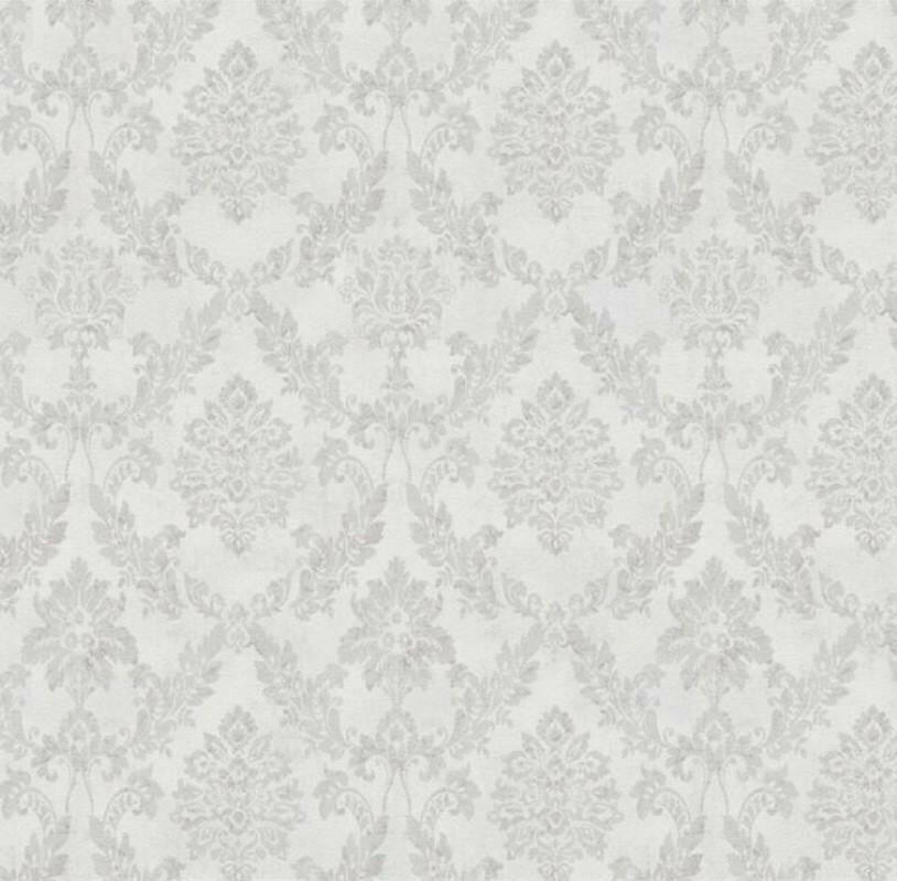 CARTA DA PARATI IN TNT/DAMASCO SILVER/WHITE