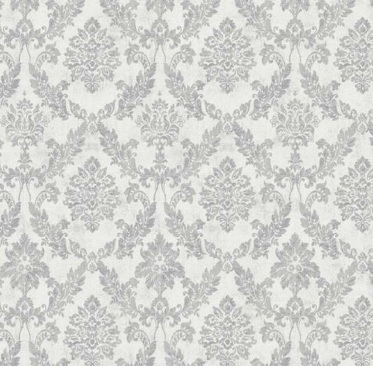 CARTA DA PARATI  IN TNT/DAMASCO SILVER/GREY