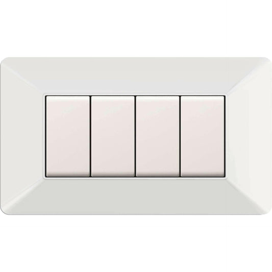 PLACCA EASY MOD. MATIX BIANCA 4P