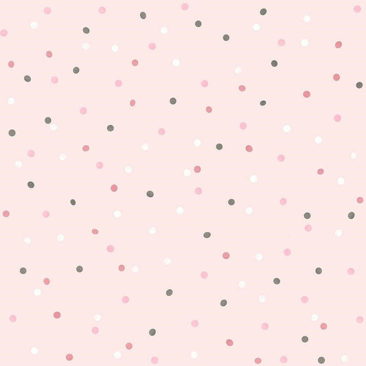 CARTA DA PARATI IN TNT /POIS PINK