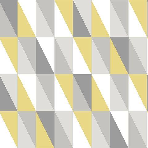 CARTA DA PARATI IN TNT /GEOM.GREY/YEL.