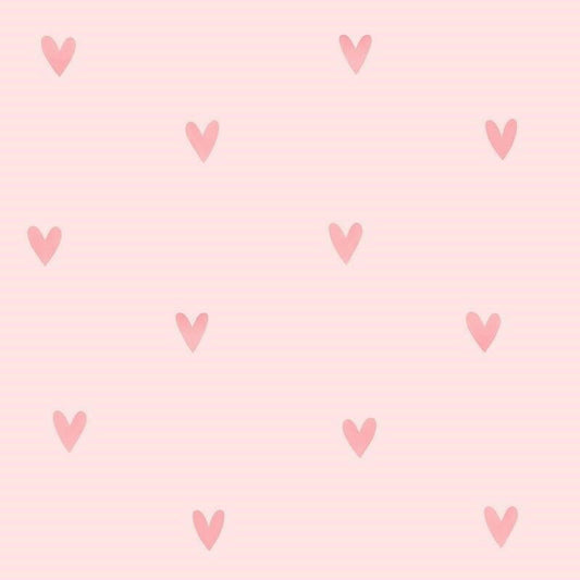 CARTA DA PARATI  IN TNT /HEARTS PINK