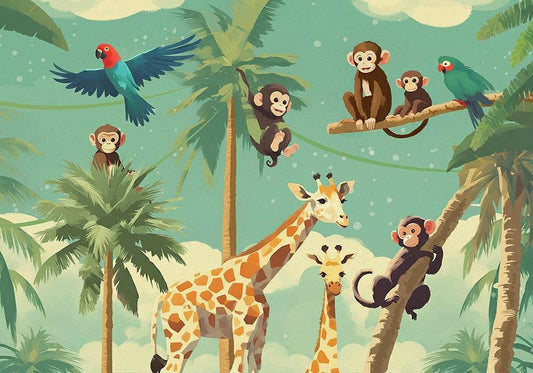 MURALE  IN TNT /JUNGLE KIDS