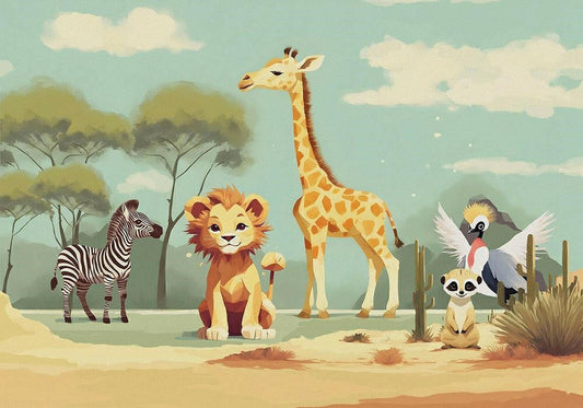 MURALE  IN TNT /ZOO KIDS L.BLUE