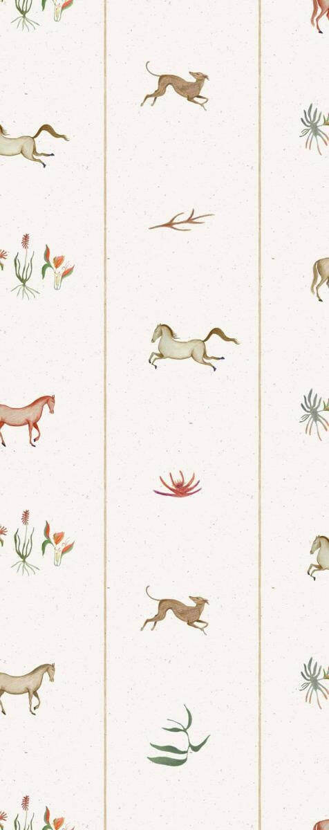 CARTA DA PARATI  IN TNT /ANIMALS WHITE