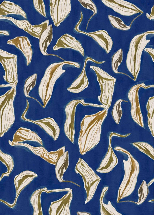 CARTA DA PARATI IN TNT /FOLIAGE BLUE