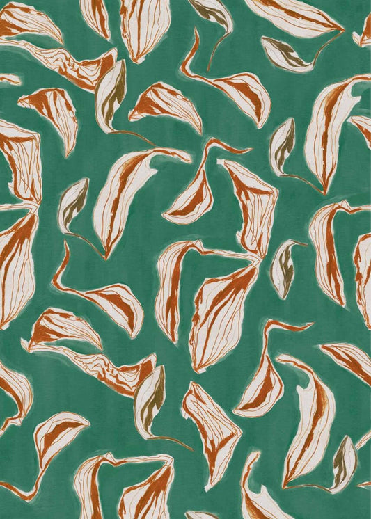 CARTA DA PARATI  IN TNT /FOLIAGE GREEN