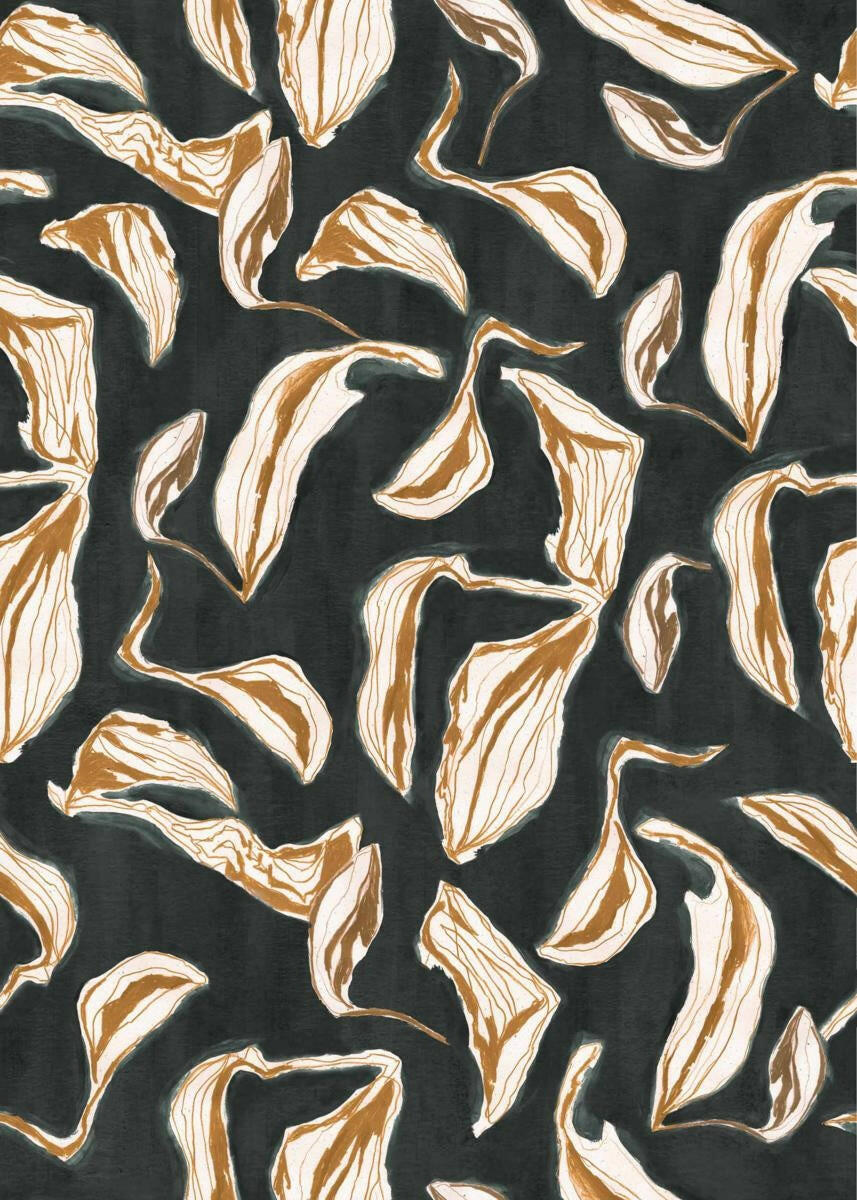 CARTA DA PARATI  IN TNT /FOLIAGE BLACK