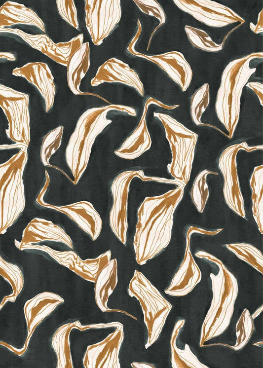 CARTA DA PARATI  IN TNT /FOLIAGE BLACK