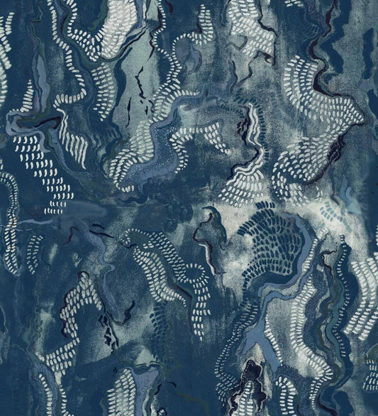 CARTA DA PARATI IN TNT /DESIGN BLUE ST.