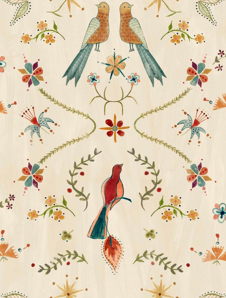 CARTA DA PARATI  IN TNT /BIRDS FAWN