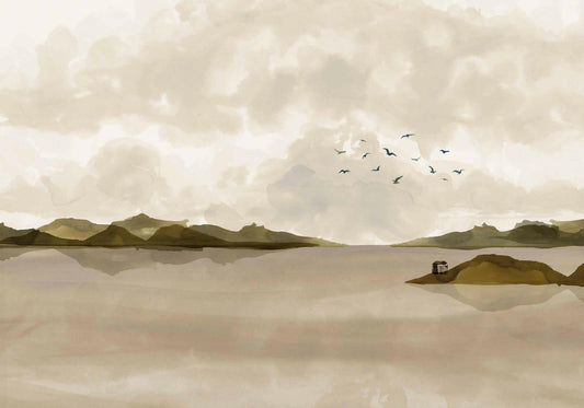 CARTA DA PARATI  IN TNT /LANDSCAPE BEIGE