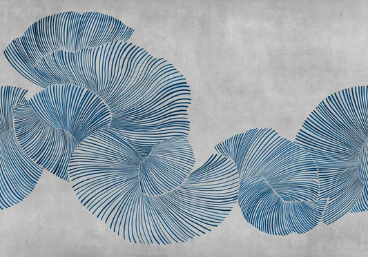 MURALE  IN TNT /DESIGN BLUE