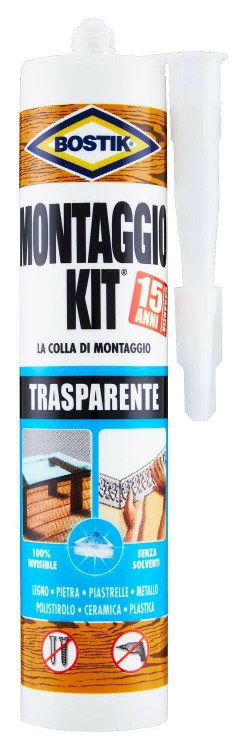 BOSTIK CART.MONTAGGIO KIT TRASPARENTE 310GR