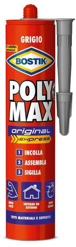 BOSTIK POLYMAX ORIG.GRIGIO CARTUCCIA GR.425