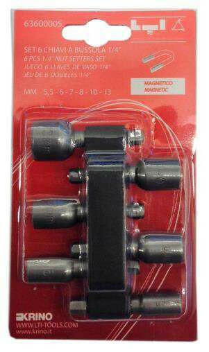 LTI SET 6 INSERTI A BUSSOLA MAGNETICI