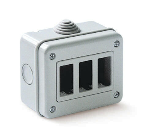 CASSETTA DA PARETE X INT. TONDO 3P IP40