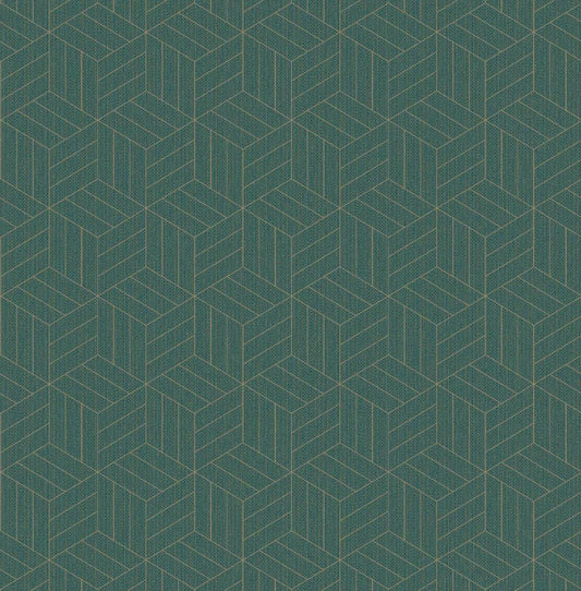 CARTA DA PARATI  TNT GEOMETRICO GREEN