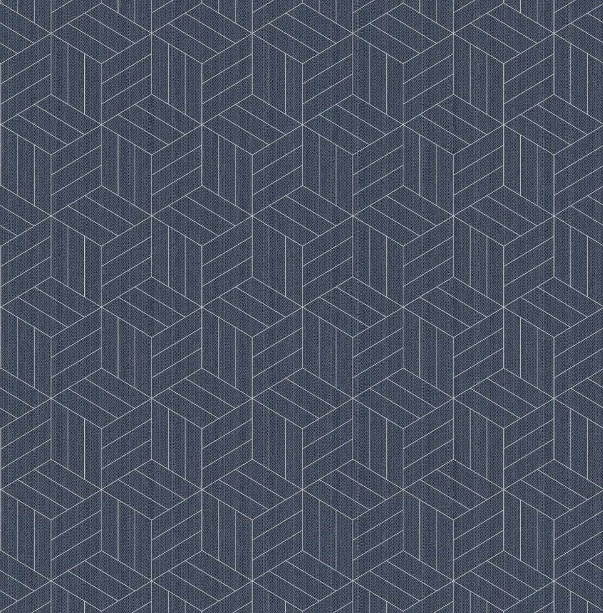 CARTA DA PARATI  TNT GEOMETRICO BLUE