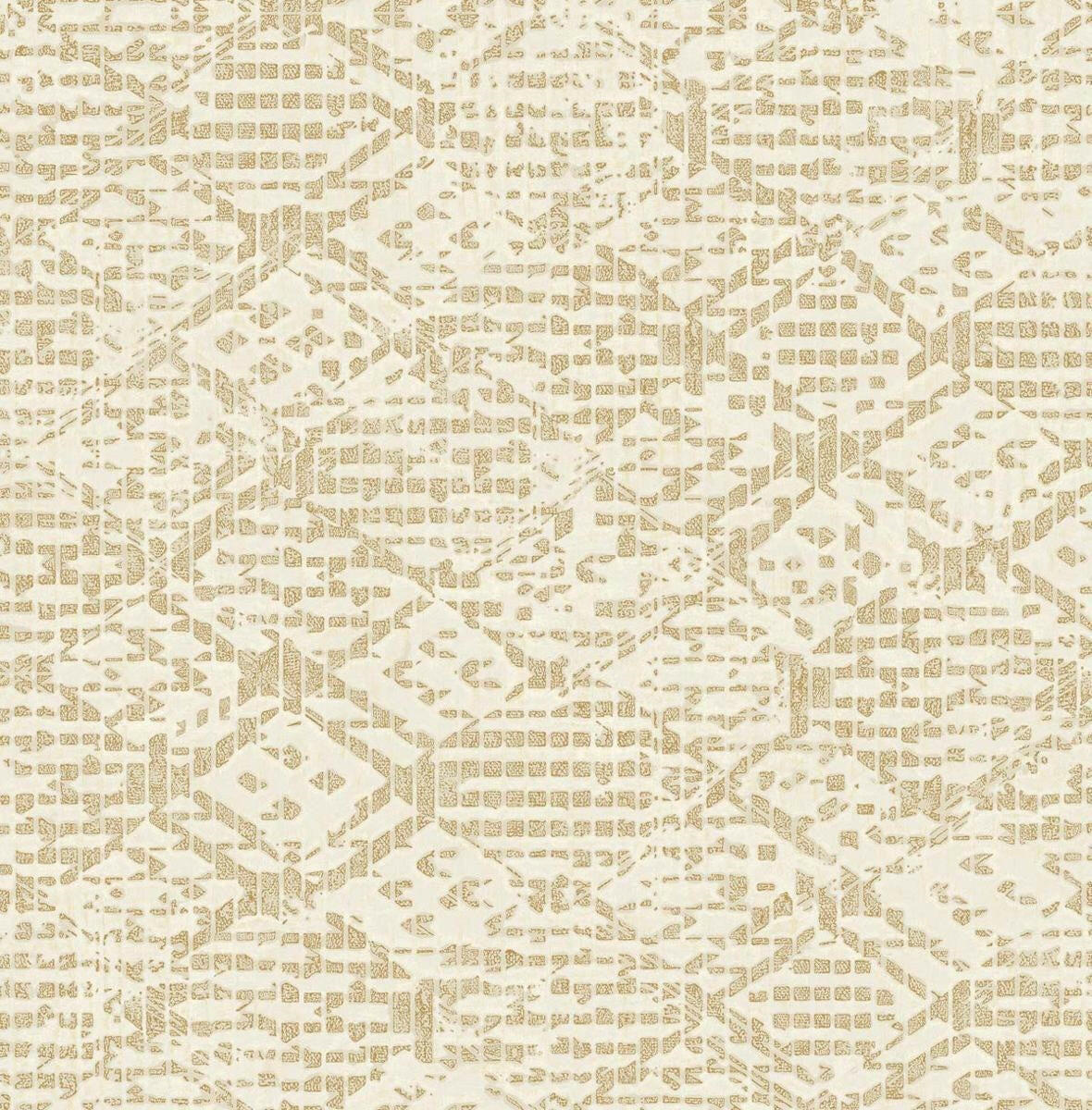 CARTA DA PARATI  TNT GEOM.BEIGE/GOLD