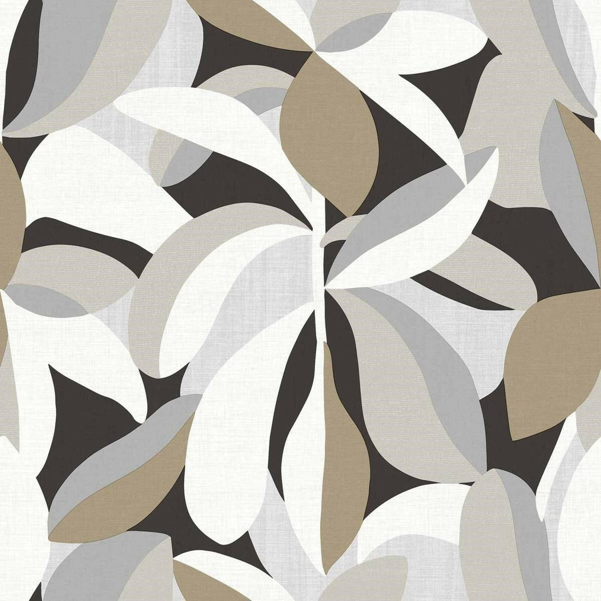 CARTA DA PARATI PVC/TNT FOLIAGE BLACK