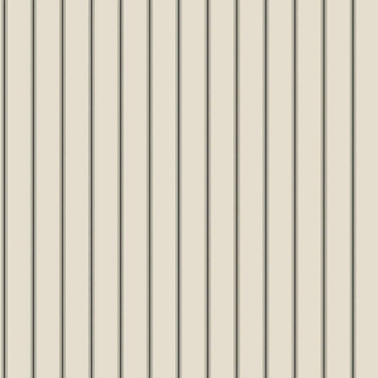 CARTA DA PARATI IN PVC/TNT RIGHE BEIGE NERO