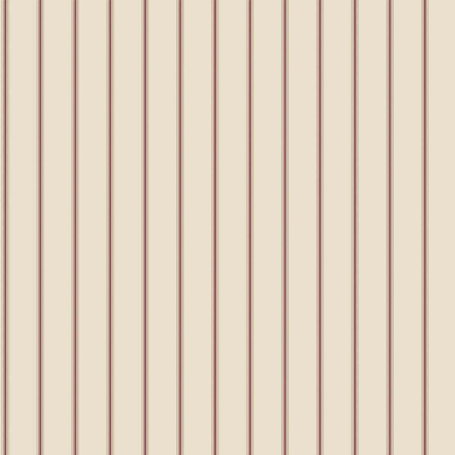 CARTA DA PARATI IN PVC/TNT RIGHE BEIGE ROSSO