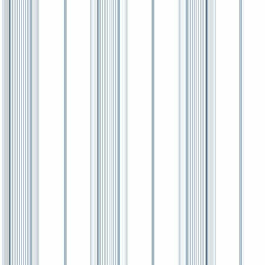 CARTA DA PARATI IN PVC/TNT RIGHE BLUE