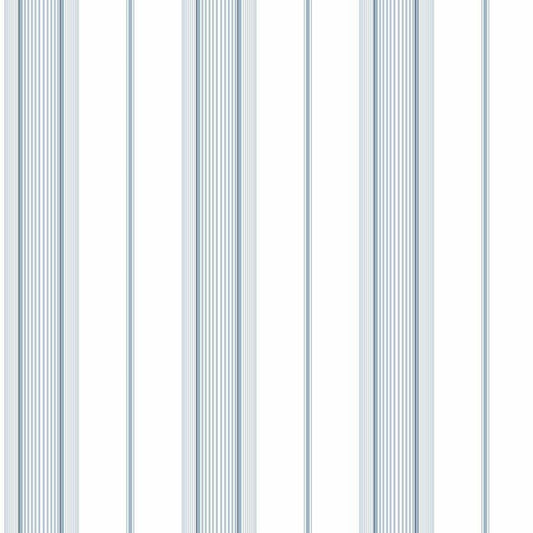 CARTA DA PARATI IN PVC/TNT RIGHE BLUE