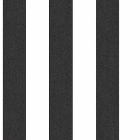 CARTA DA PARATI IN PVC/TNT RIGHE RIGHE BLACK