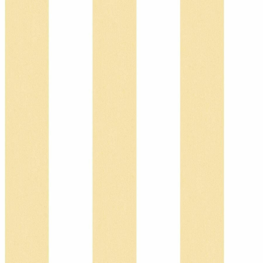 CARTA DA PARATI IN PVC/TNT RIGHE YELLOW