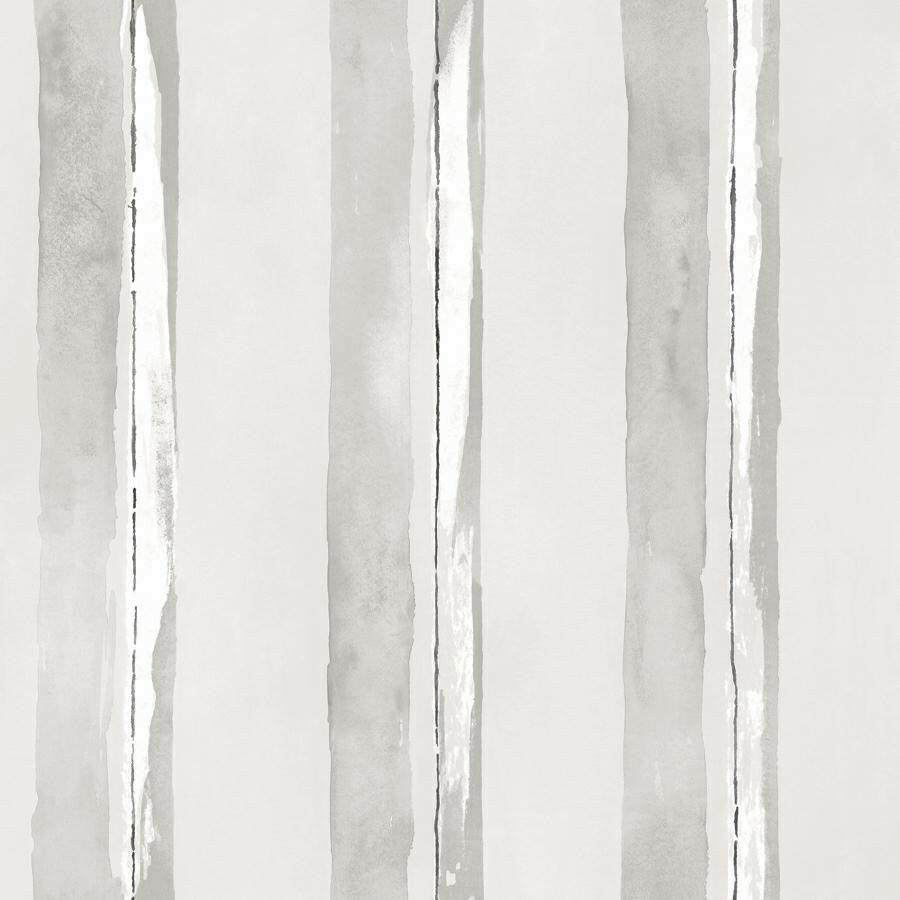 CARTA DA PARATI IN PVC/TNT RIGHE GRIGIO