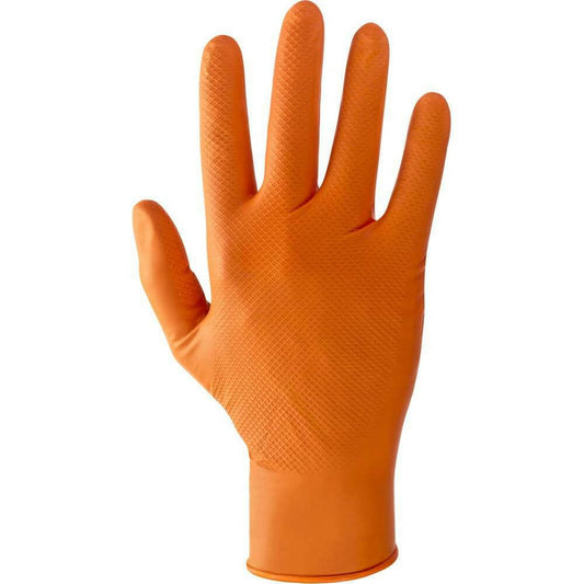 GUANTI IN NITRILE ARANCIONE