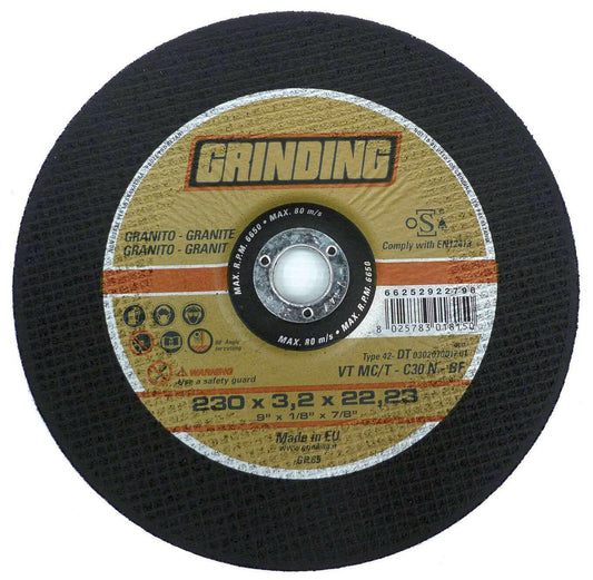 GRINDING DISCO PER GRANITO D 230X3,2 MM VTMC/T