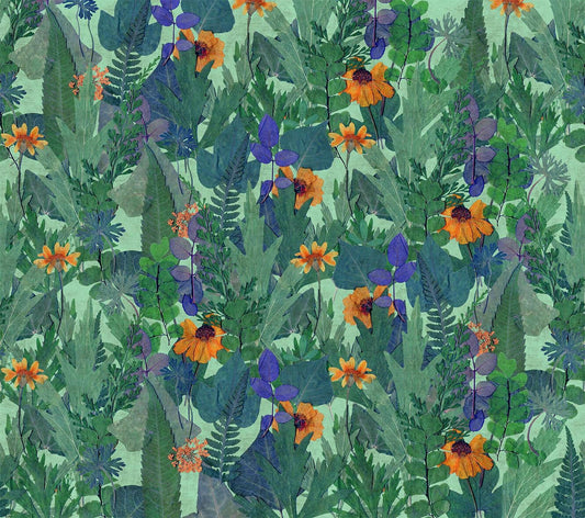 STAMPA  ECODECO/FLOWERS GREEN
