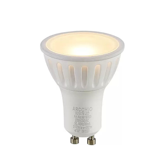 Lampadina LED a riflettore GU10 100° 7W 2.700K