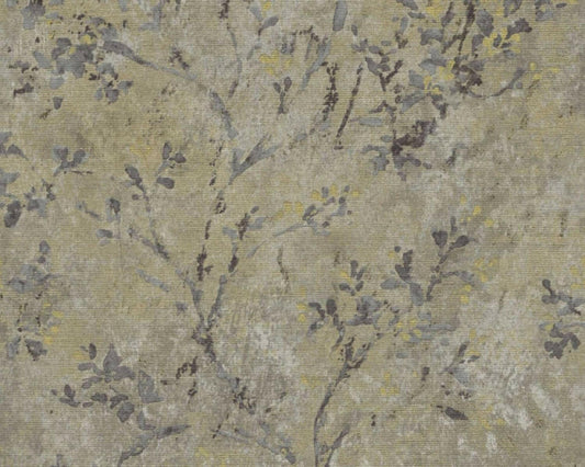 CARTA DA PARATI  PVC /TNT FOLIAGE TAUPE