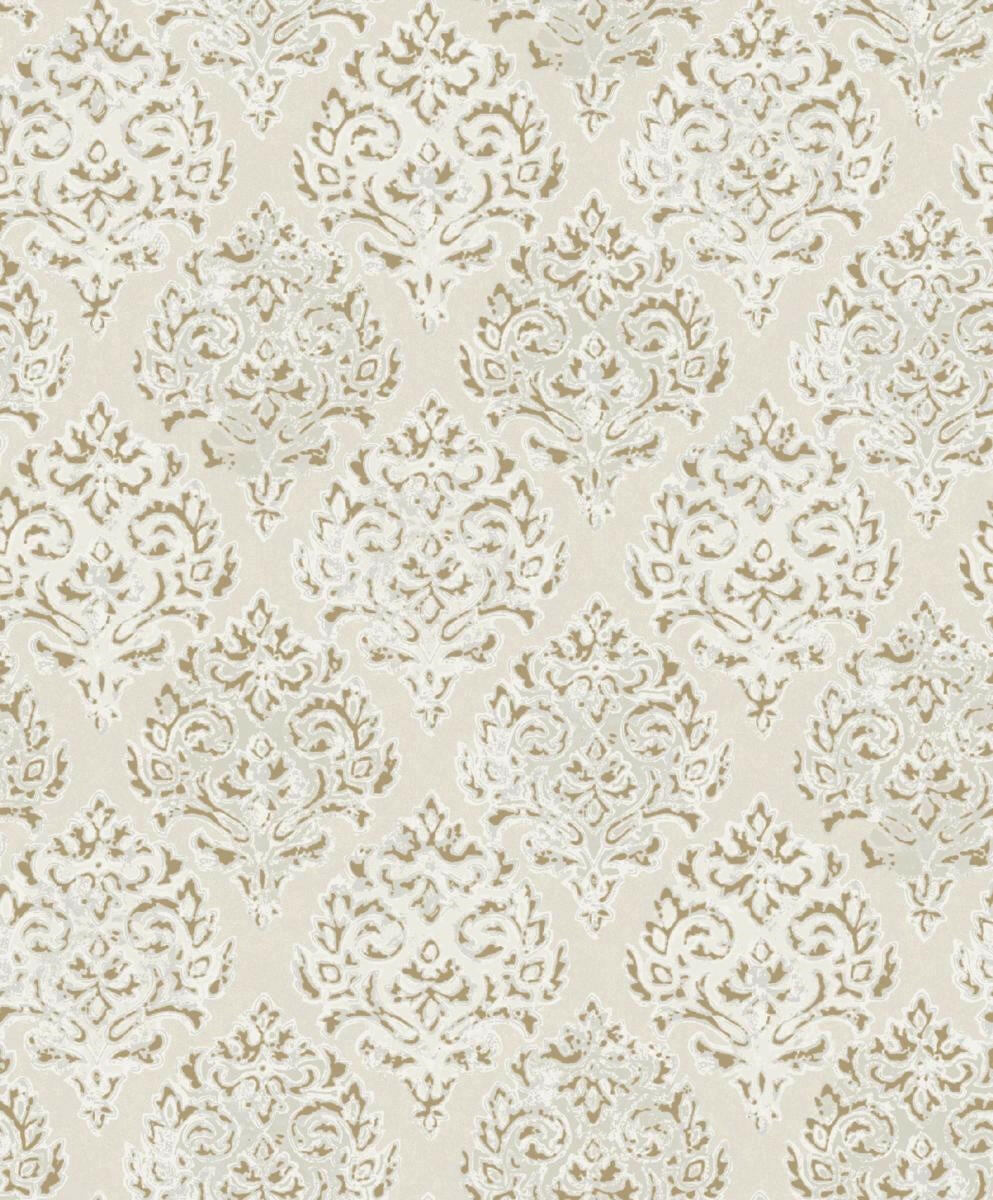 CARTA DA PARATI TNT METAL / DAMASCO GOLD BEIGE