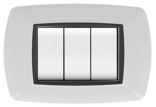 PLACCA LIFE MOD.LIVING PL.BIANCA 7P COR.NERA