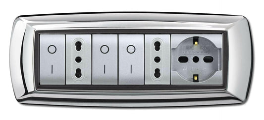 PLACCA LIFE MOD. LIVING PLAST. CROMO