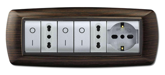 PLACCA LIFE MOD. LIVING PLAST. WENGE 7P