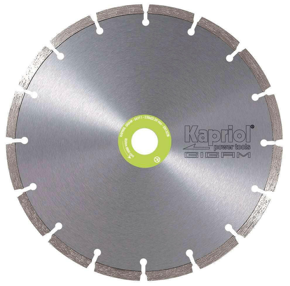KAPRIOL DISCO DIAMANT A SETTORI 115 MM