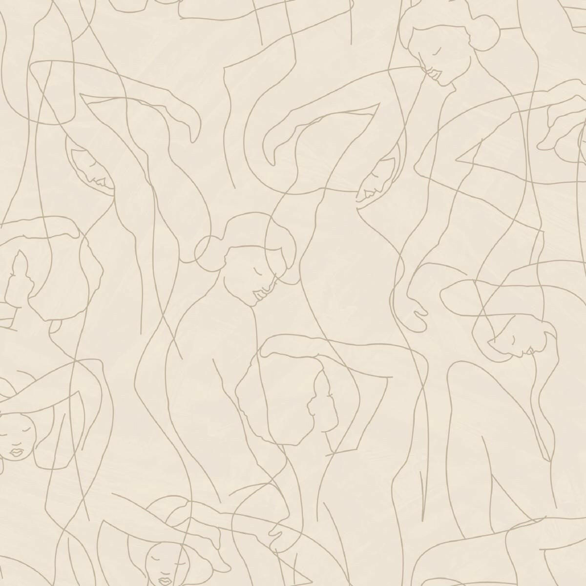 CARTA DA PARATI PVC/TNT /DRAWING BEIGE