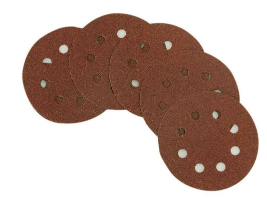POGGI  10 DISCHI ABRASIVI VELCRO D 125 GR 120